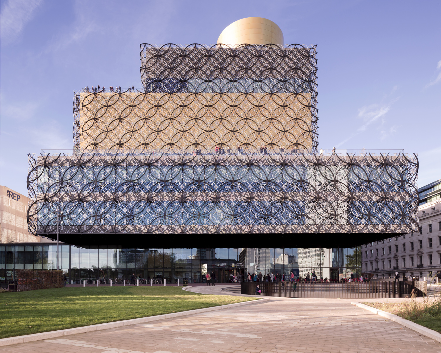 Birmingham Library, architecture photograph by Mark Hadden, photo 3