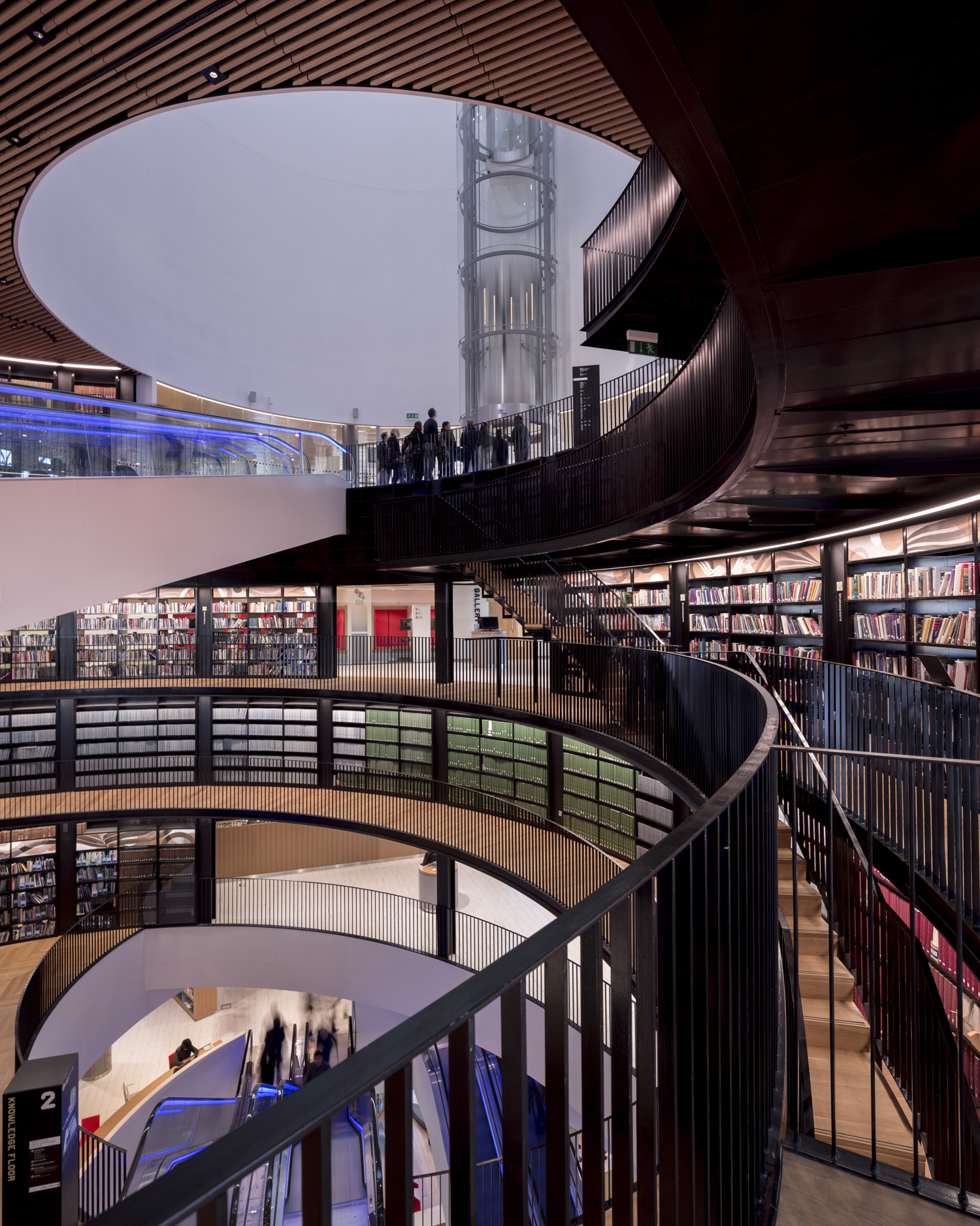 Birmingham Library, architecture photograph by Mark Hadden, photo 8