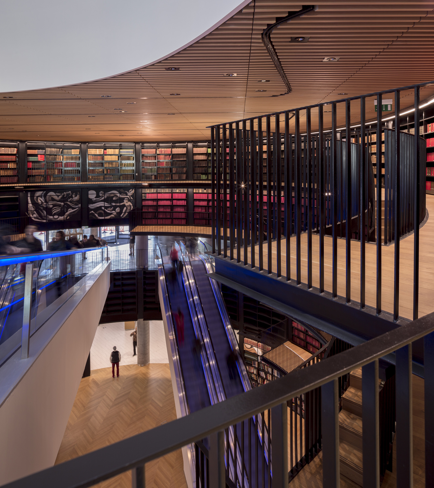 Birmingham Library, architecture photograph by Mark Hadden, photo 7
