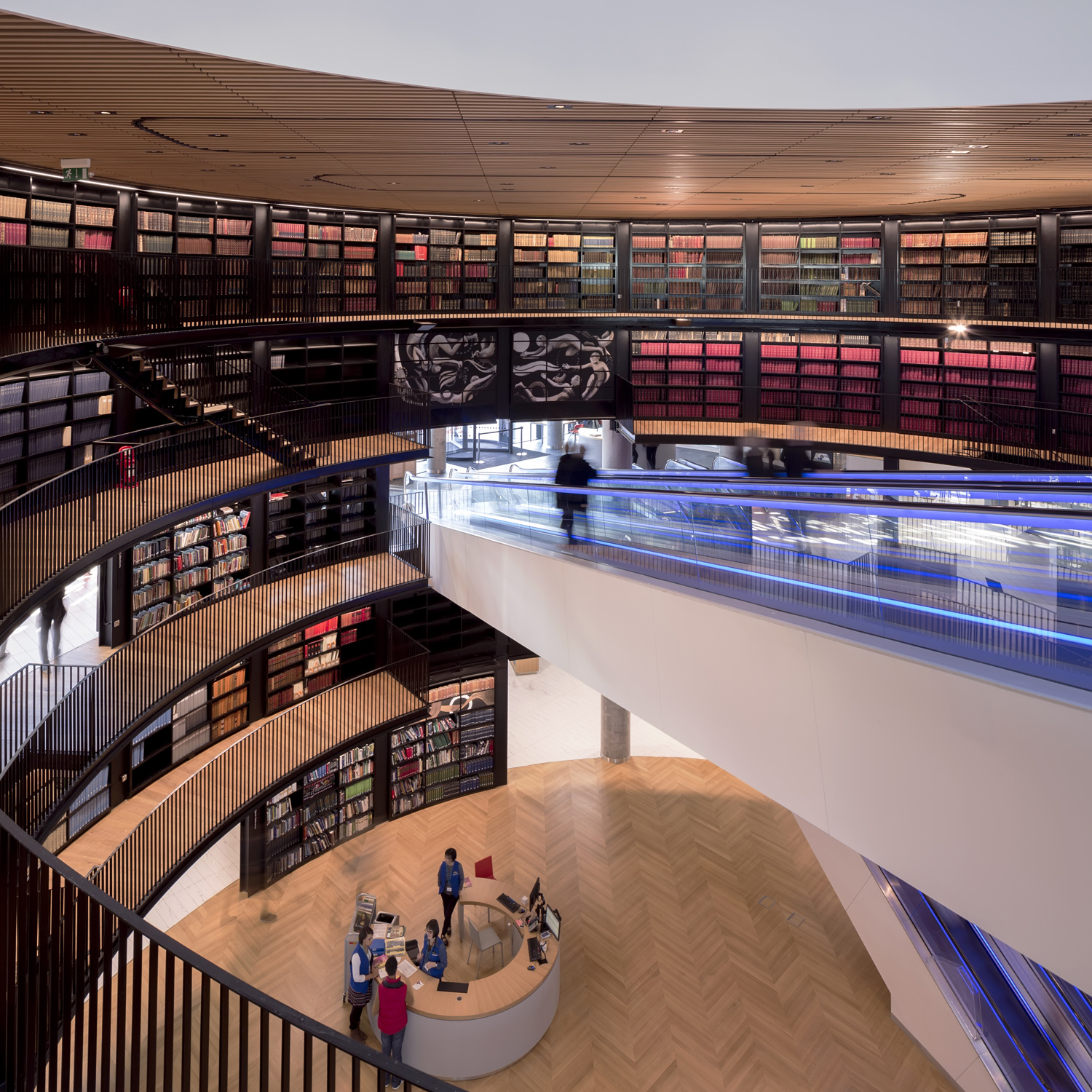 Birmingham Library, architecture photograph by Mark Hadden, photo 5